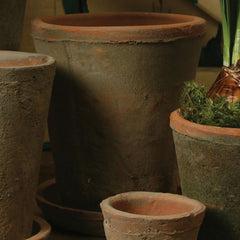 HomArt close-up of terra cotta texture highlighting handmade finish and aged look