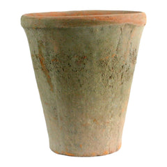 HomArt large antique red rose pot front view showing rustic charm and durable design