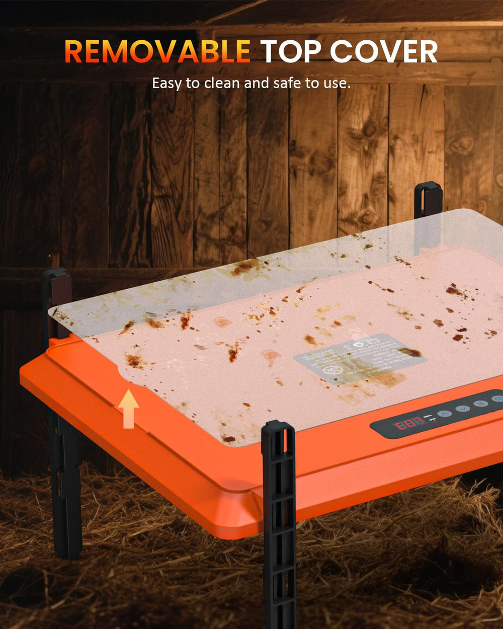 Homcolorful removable cover being cleaned for hygienic, water-resistant maintenance