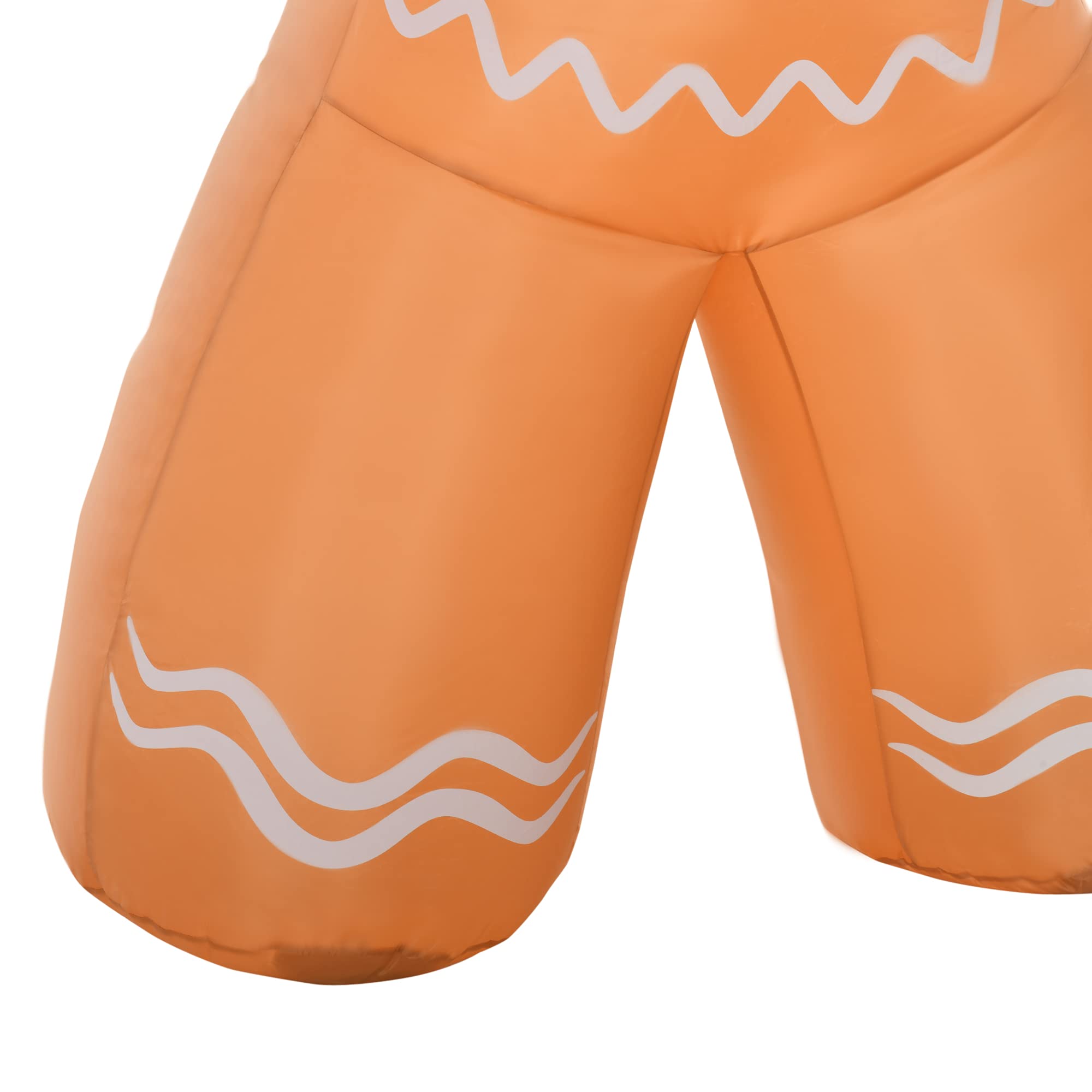 HOMCOM ground stakes securing inflatable for stable outdoor use