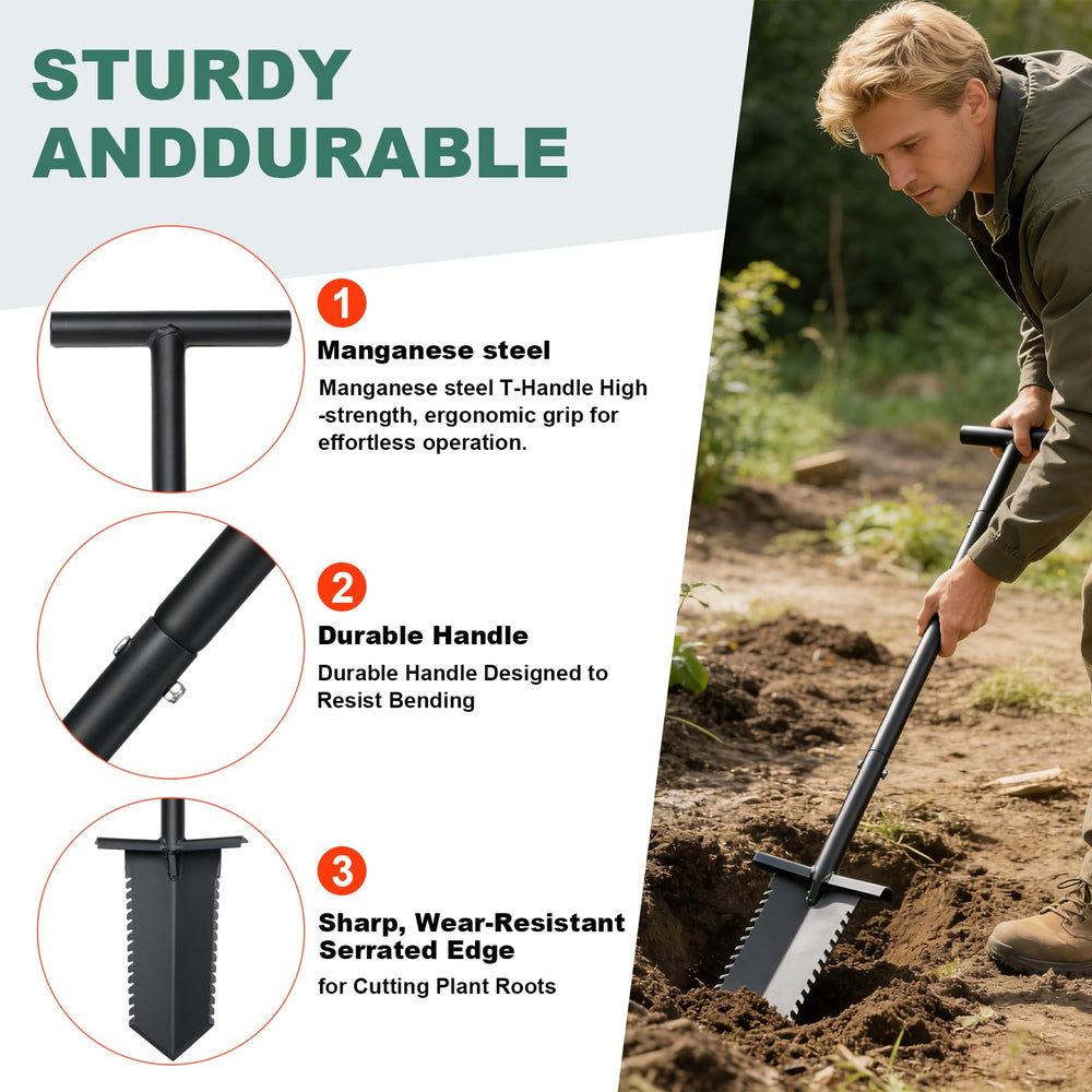 HOME RIGHT ergonomic handle and grip for reduced back strain and better control