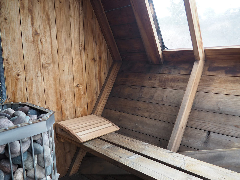 Home Sauna Experience cedar close-up of grain and color highlighting natural beauty
