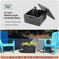 Home Zone Living close-up of heavy-duty HDPE texture for weather resistance