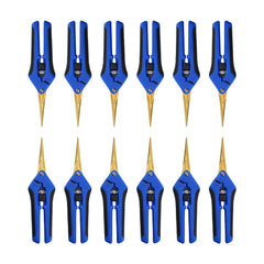 HOMEANING front packaging showing 12 blue pruning shears and kit benefits