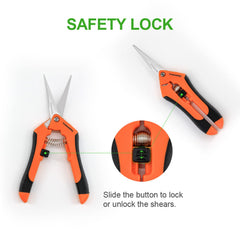 HOMEANING rubber grip handle detail showing ergonomic comfort to reduce hand fatigue