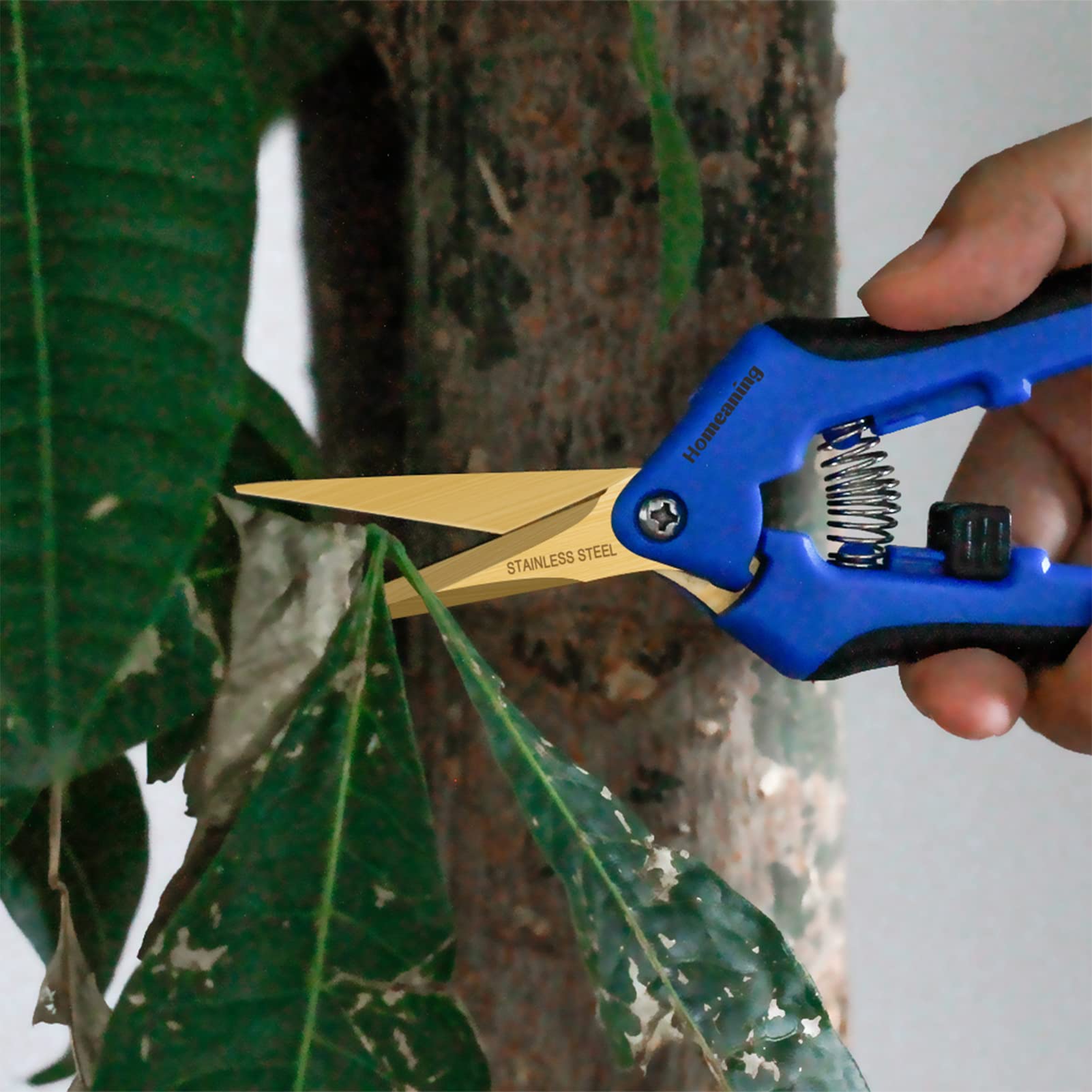 HOMEANING size comparison in hand showing compact portable tool benefit
