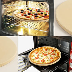 homEdge stone inside oven demonstrating consistent heat for crisp bottoms