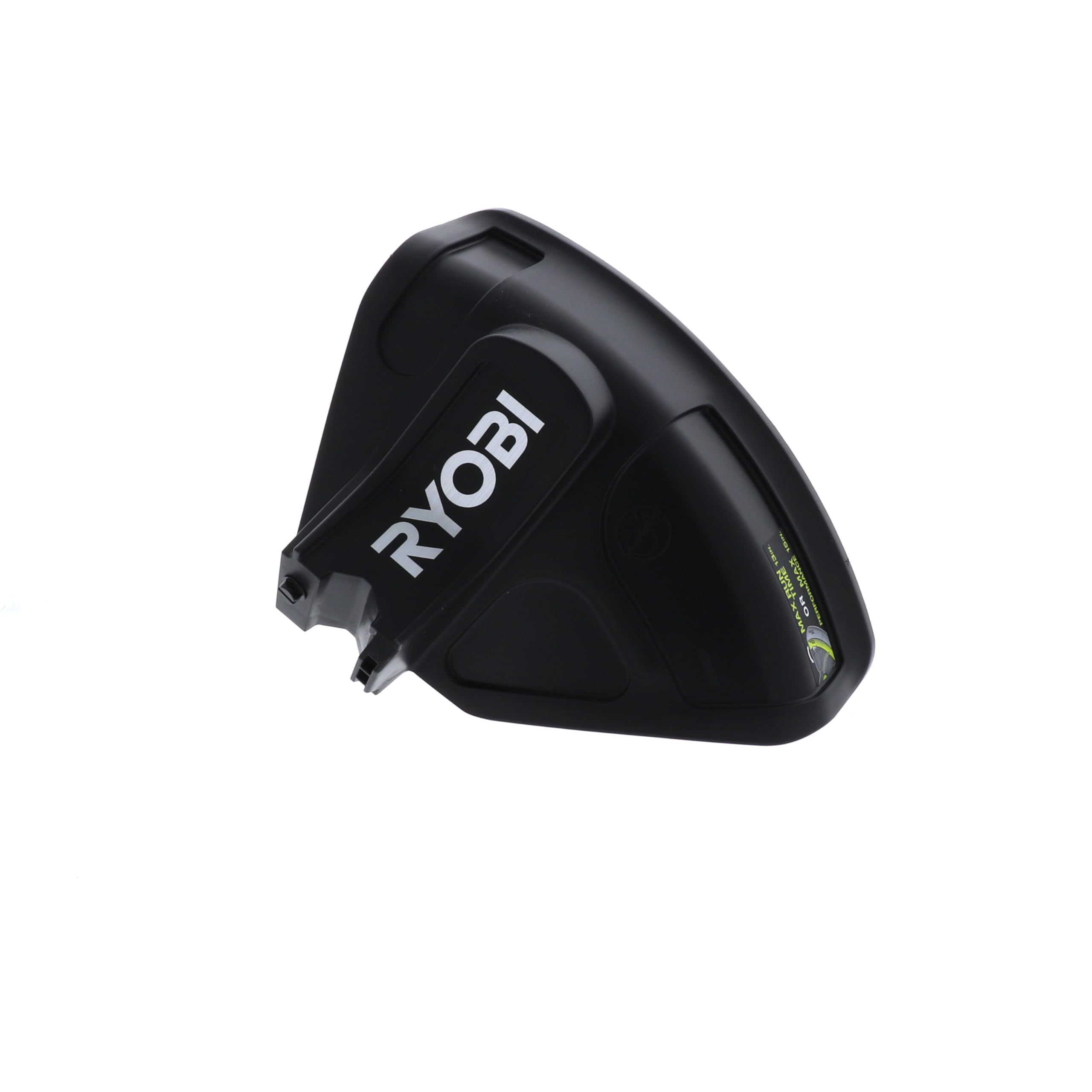 Homelite front view of replacement deflector showing full coverage and secure fit