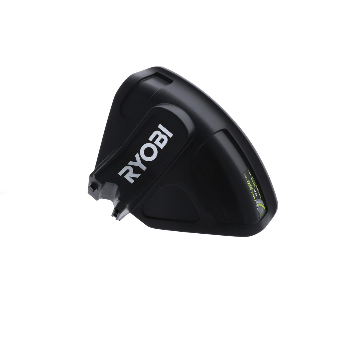 Homelite front view of replacement deflector showing full coverage and secure fit