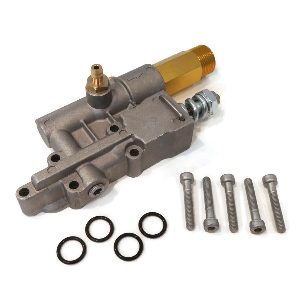 Homelite manifold front assembly showing ports and fit, brand restoration benefit