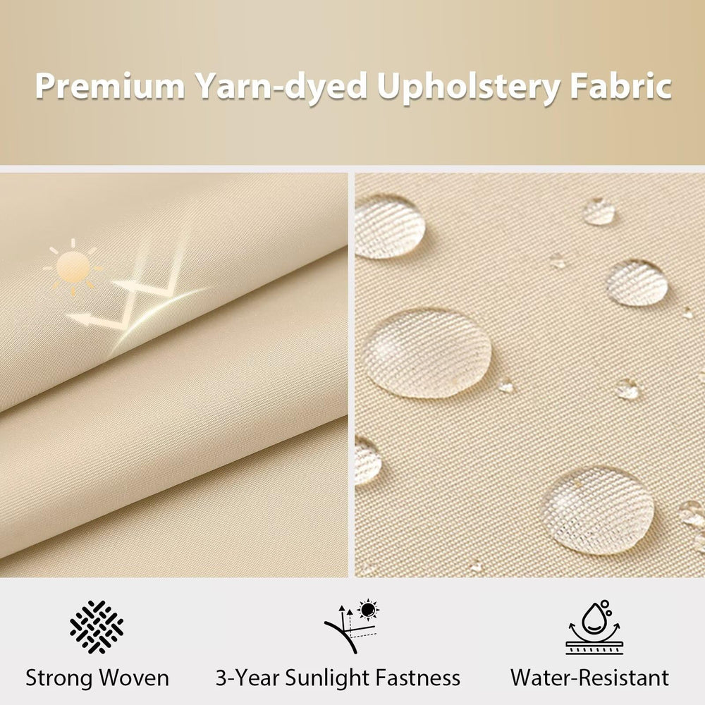 HOMELYSIAN close-up of Oxford fabric texture highlighting water-resistant protection