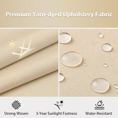 HOMELYSIAN close-up of Oxford fabric texture highlighting water-resistant protection