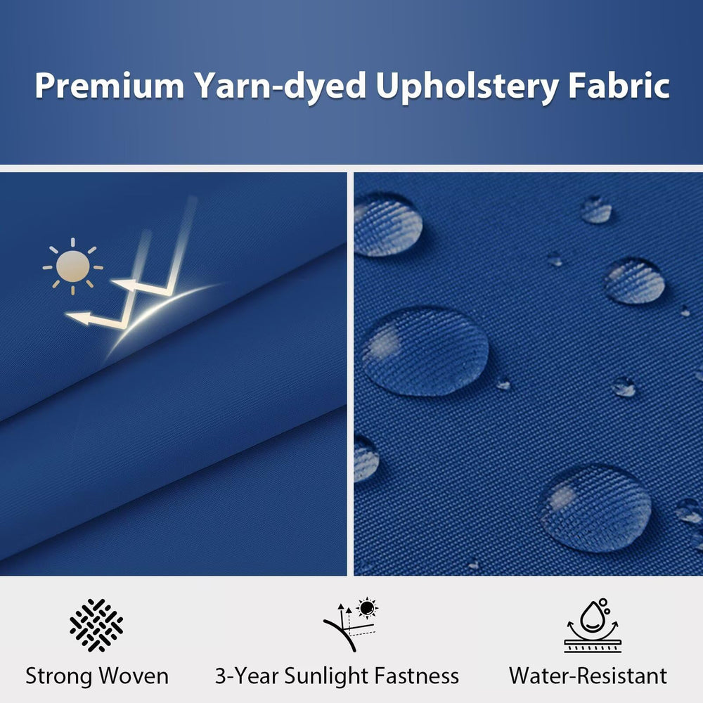 HOMELYSIAN close-up of water-resistant Oxford fabric texture showing durable weave and easy cleaning