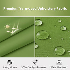 HOMELYSIAN close-up of Oxford fabric texture highlights water resistance benefit