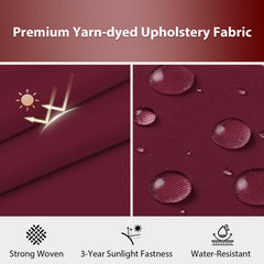 HOMELYSIAN close-up of Oxford fabric texture highlighting water resistance benefit
