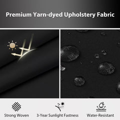 HOMELYSIAN close-up of water-resistant Oxford fabric highlighting durable texture and protection