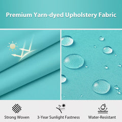 HOMELYSIAN close-up of Oxford fabric texture highlighting water resistance and easy-to-clean surface