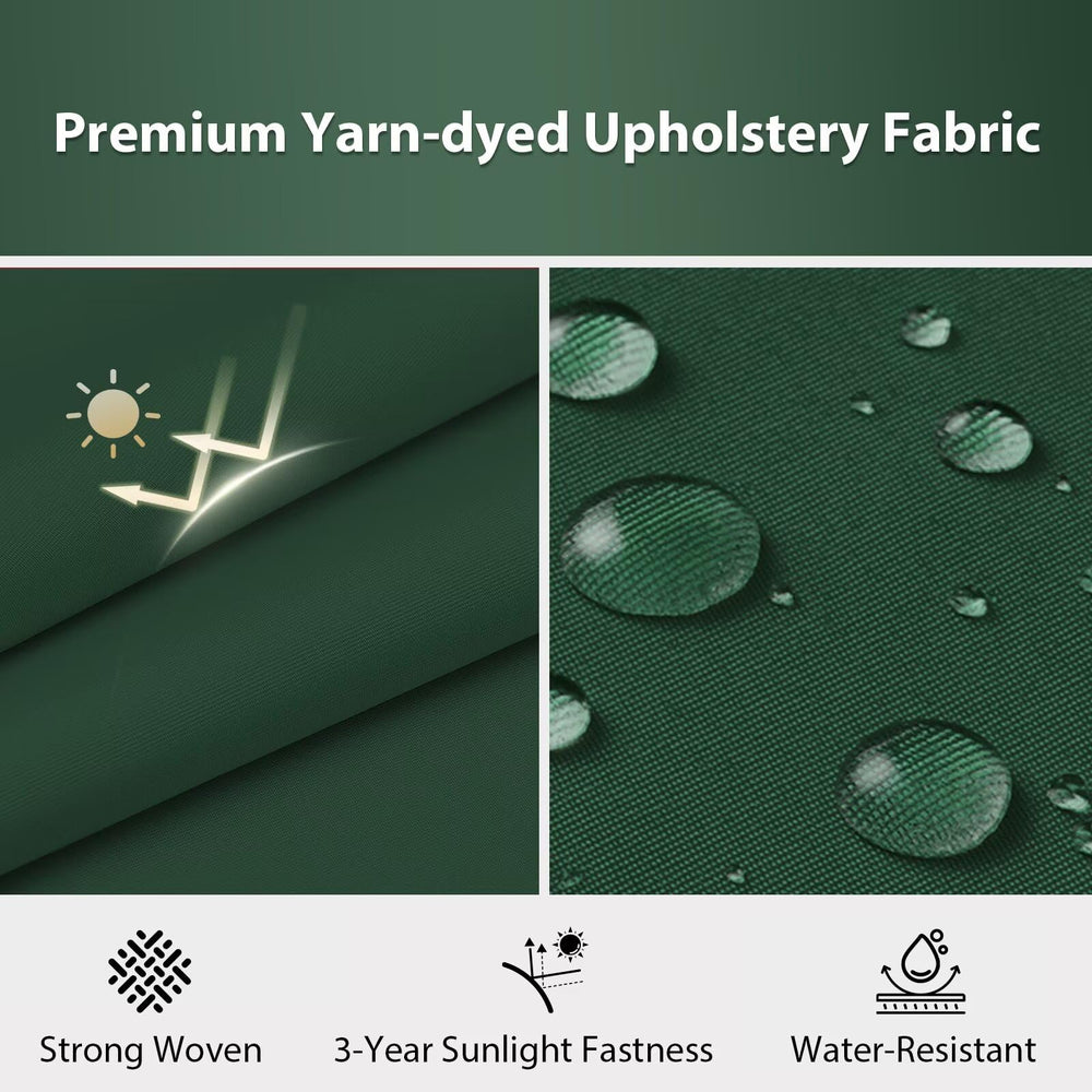HOMELYSIAN close-up of water-resistant Oxford fabric texture showing durable protection