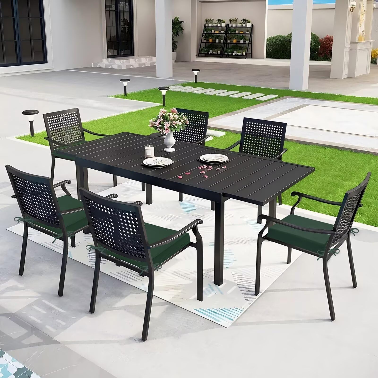 HOMELYSIAN cushions styled on a balcony setting illustrating how they enhance outdoor décor