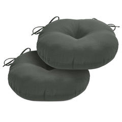 HOMELYSIAN front view showing tufted round cushions for sturdy outdoor seating