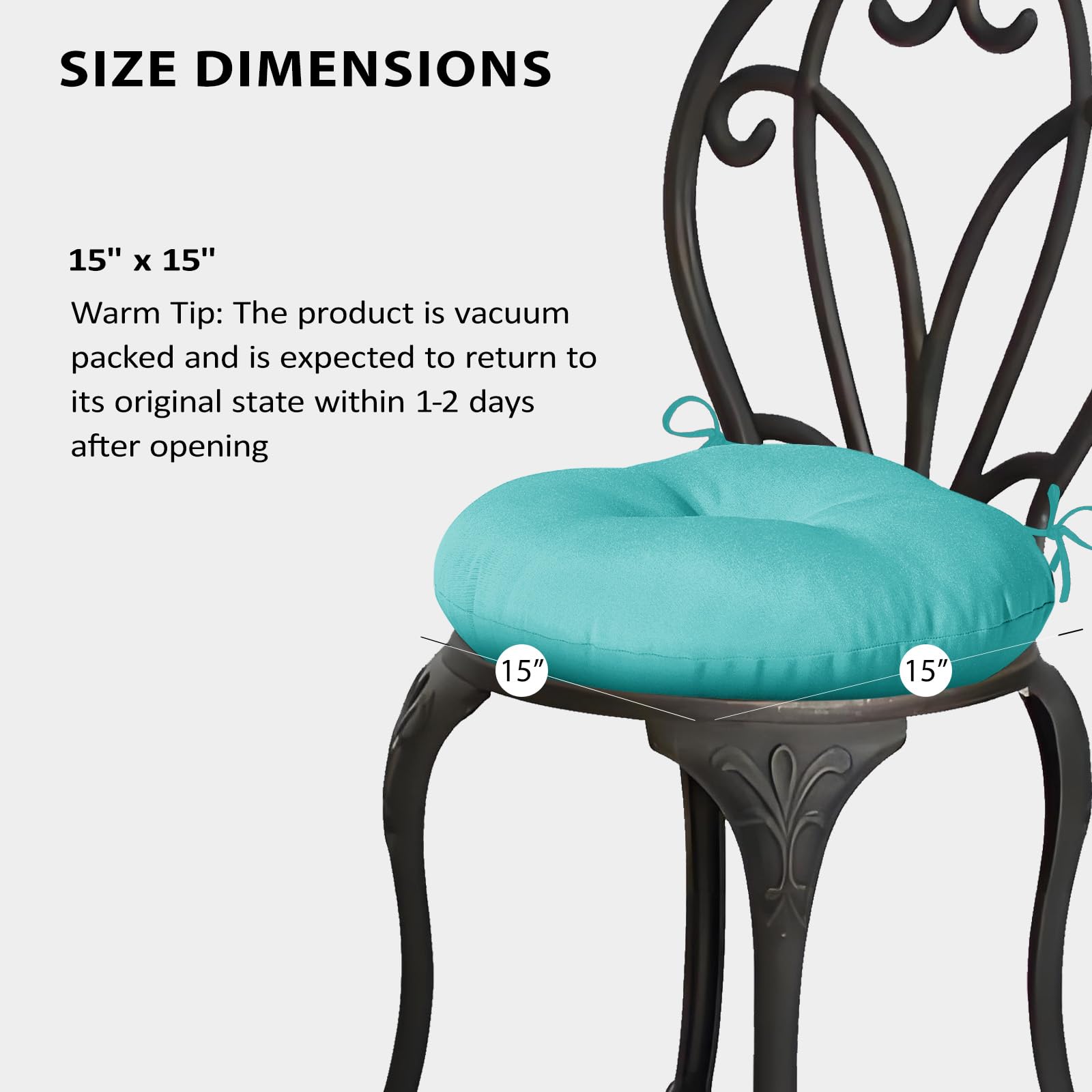 HOMELYSIAN cushion styled on indoor dining chair showing versatile decor benefit