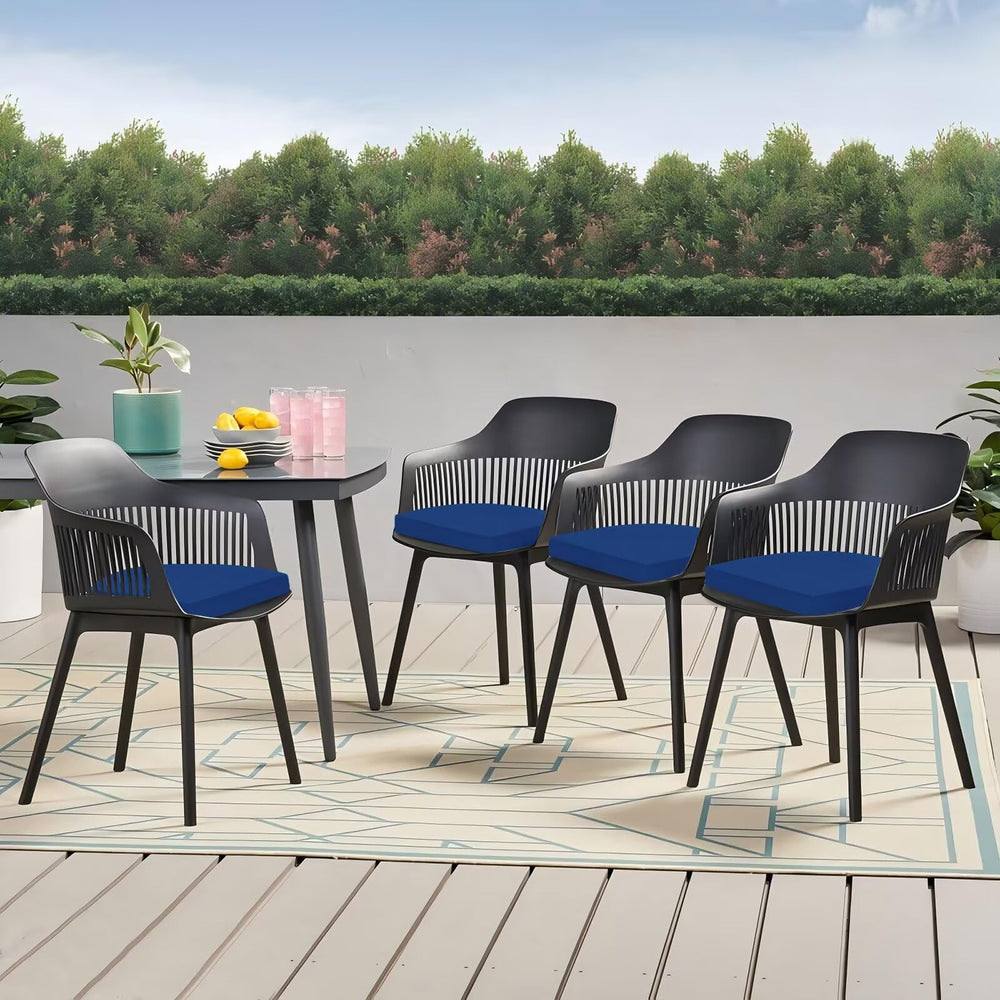 HOMELYSIAN cushions on balcony with coffee highlighting cozy outdoor seating and relaxed mornings