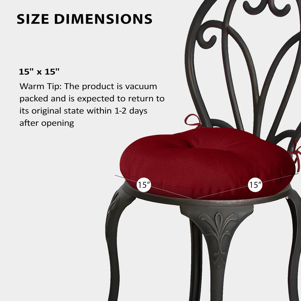 HOMELYSIAN on patio chair demonstrating enhanced outdoor seating comfort