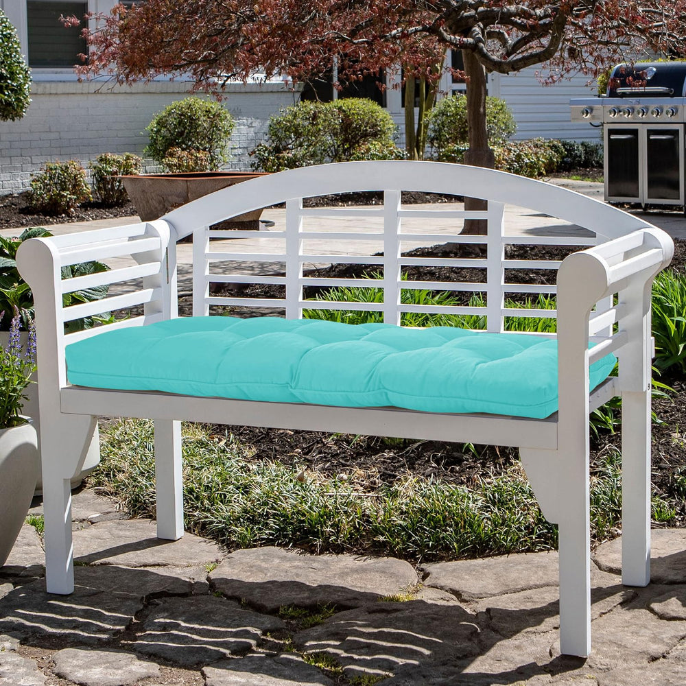 HOMELYSIAN unboxed cushion ready to fluff and place outdoors