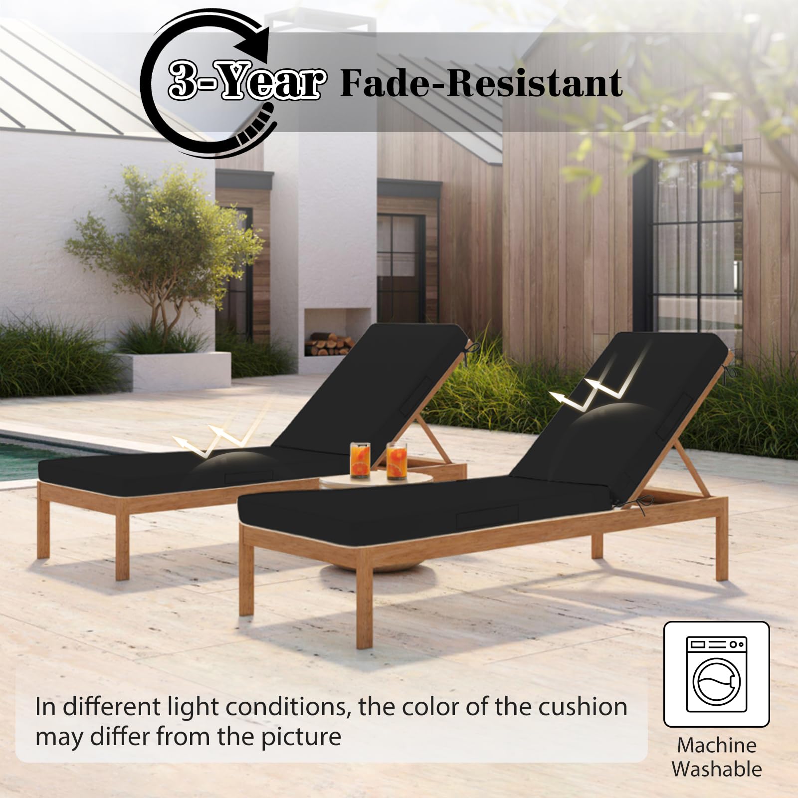 HOMELYSIAN cushion next to ruler showing 72-inch combined length fit