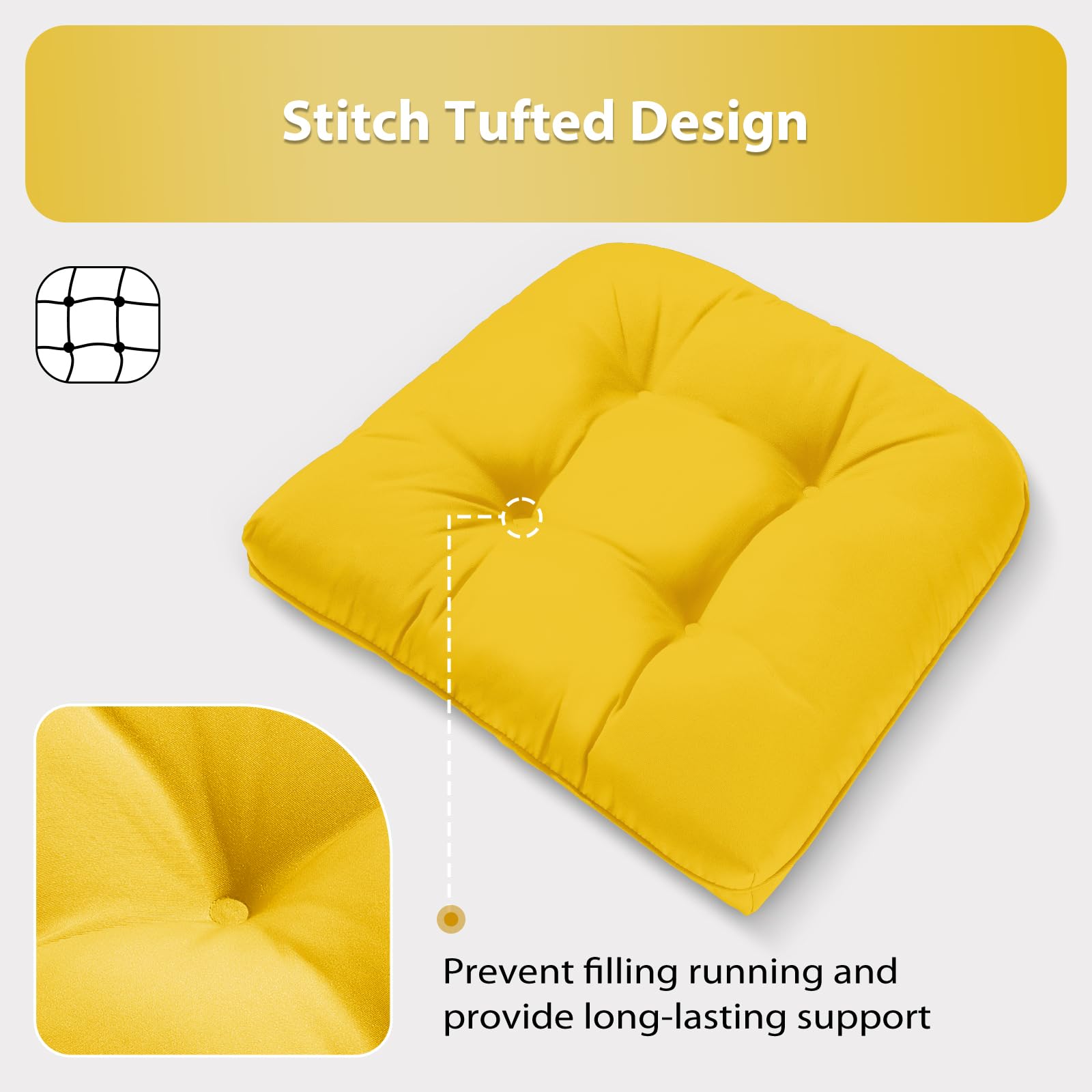 HOMELYSIAN cushions stored indoors illustrating easy protection and longevity