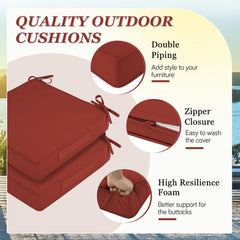 HOMELYSIAN cushion ties and carry handle for secure attachment and easy transport