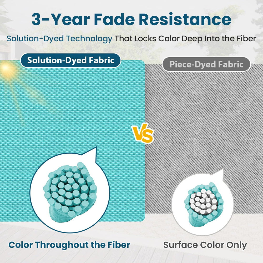 HOMELYSIAN fabric texture demonstrates water-resistant, fade-safe finish