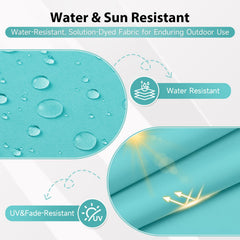 HOMELYSIAN fabric texture with water-resistant finish enables easy spot cleaning
