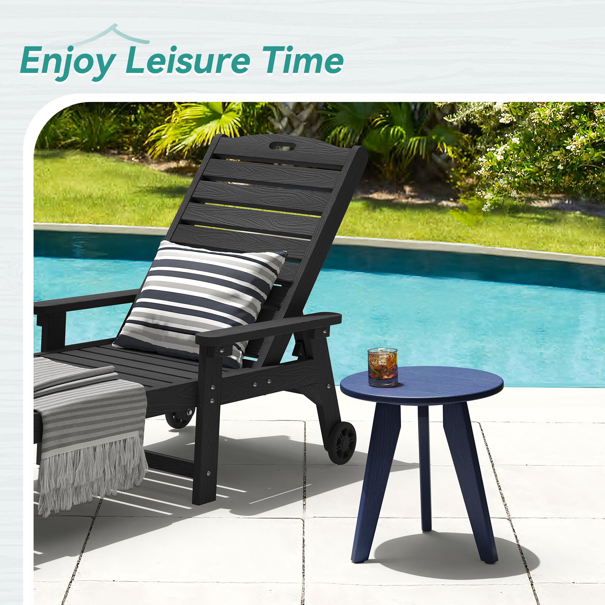 Homenjoy close texture shot highlighting wood-like HDPS finish and durability