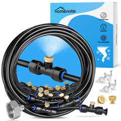 homenote front packaging shot showing complete mister kit and quick setup benefit