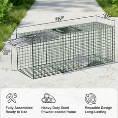 HOMESTEAD safety guard handle view providing secure transport and handler protection