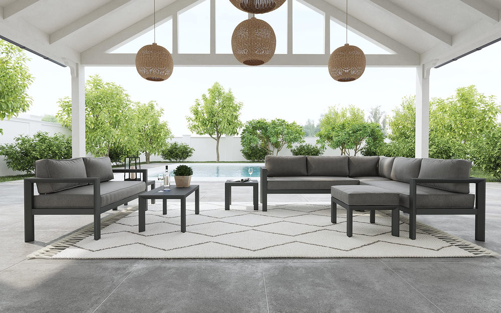 homestyles Grayton in use on patio with drinks showing convenience for entertaining
