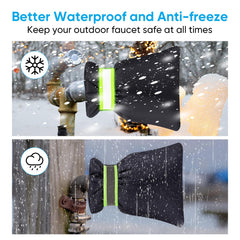 Hometopia reflective strip visible at night for safer faucet location