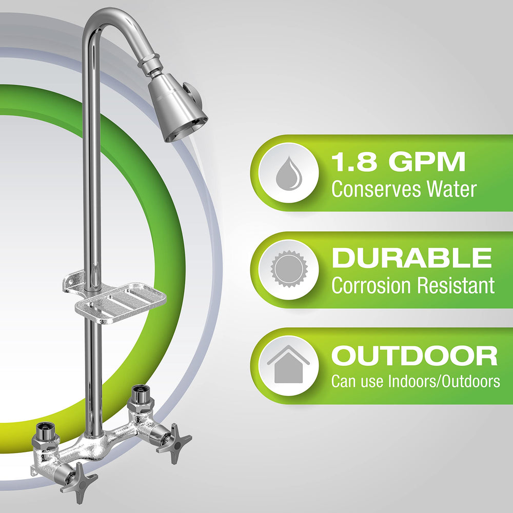 Homewerks brushed nickel close-up highlighting corrosion resistance and finish