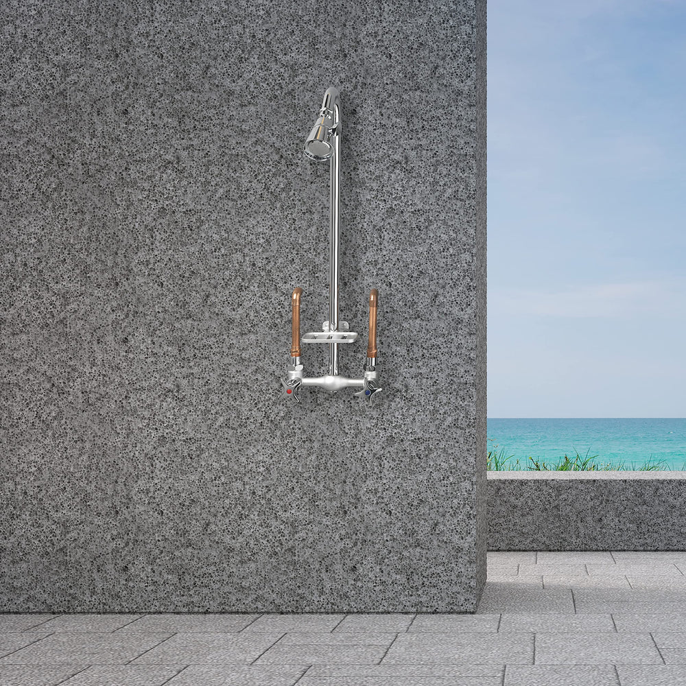 Homewerks mounted on patio wall showing outdoor-ready installation benefit