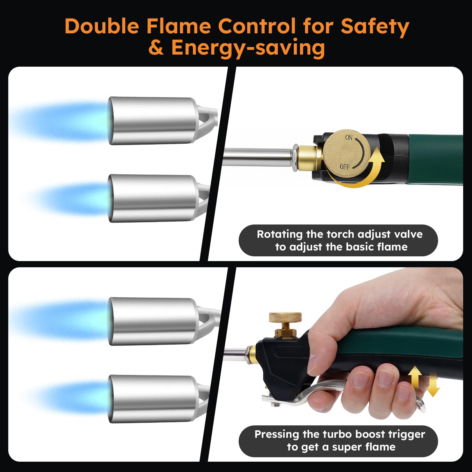 HomeyVenture 10ft CSA hose with brass fitting for secure tank hookup