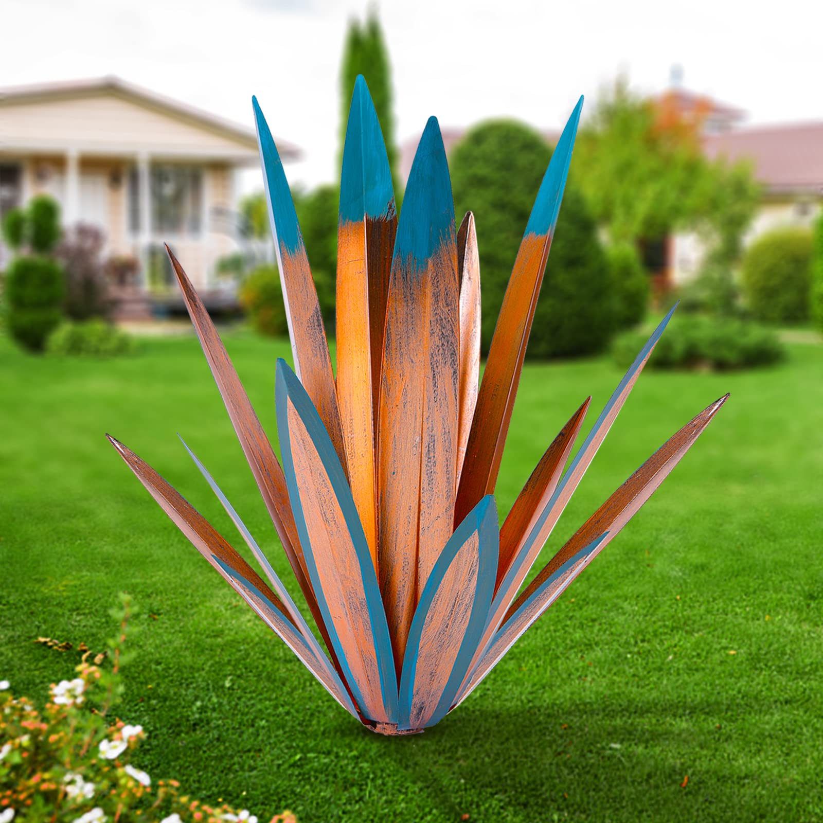 Homight agave styled in a decorative pot adding sculptural interest to indoor spaces