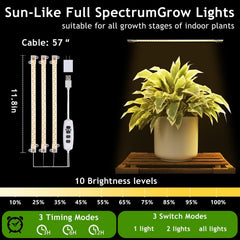 HOMKIRT grow light close detail with adjustable heads for targeted plant illumination