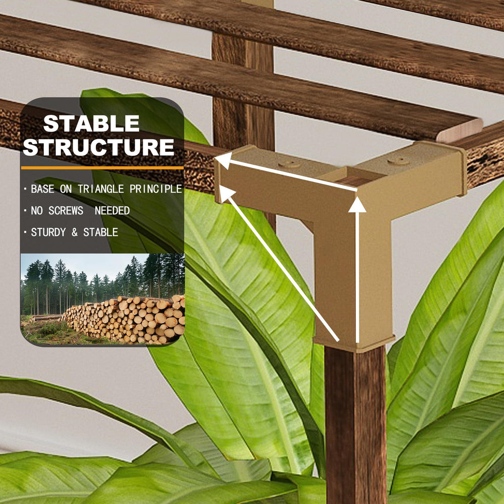 HOMKIRT grow lights mounted on shelves illustrating full-spectrum lighting and adjustable brightness