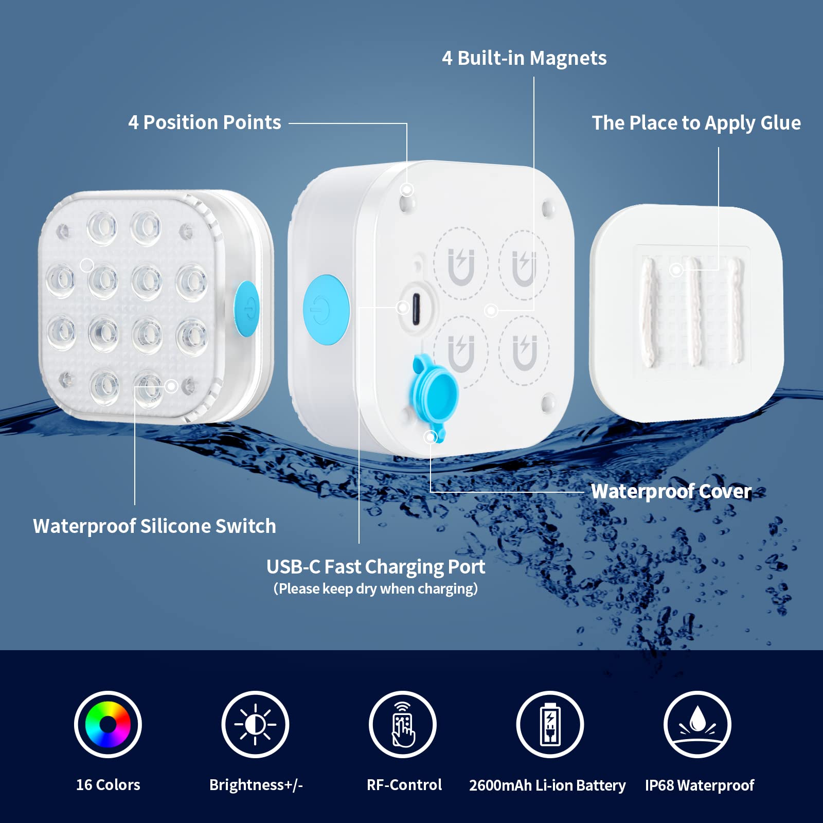 Homly usb-c charging port showing fast recharge convenience