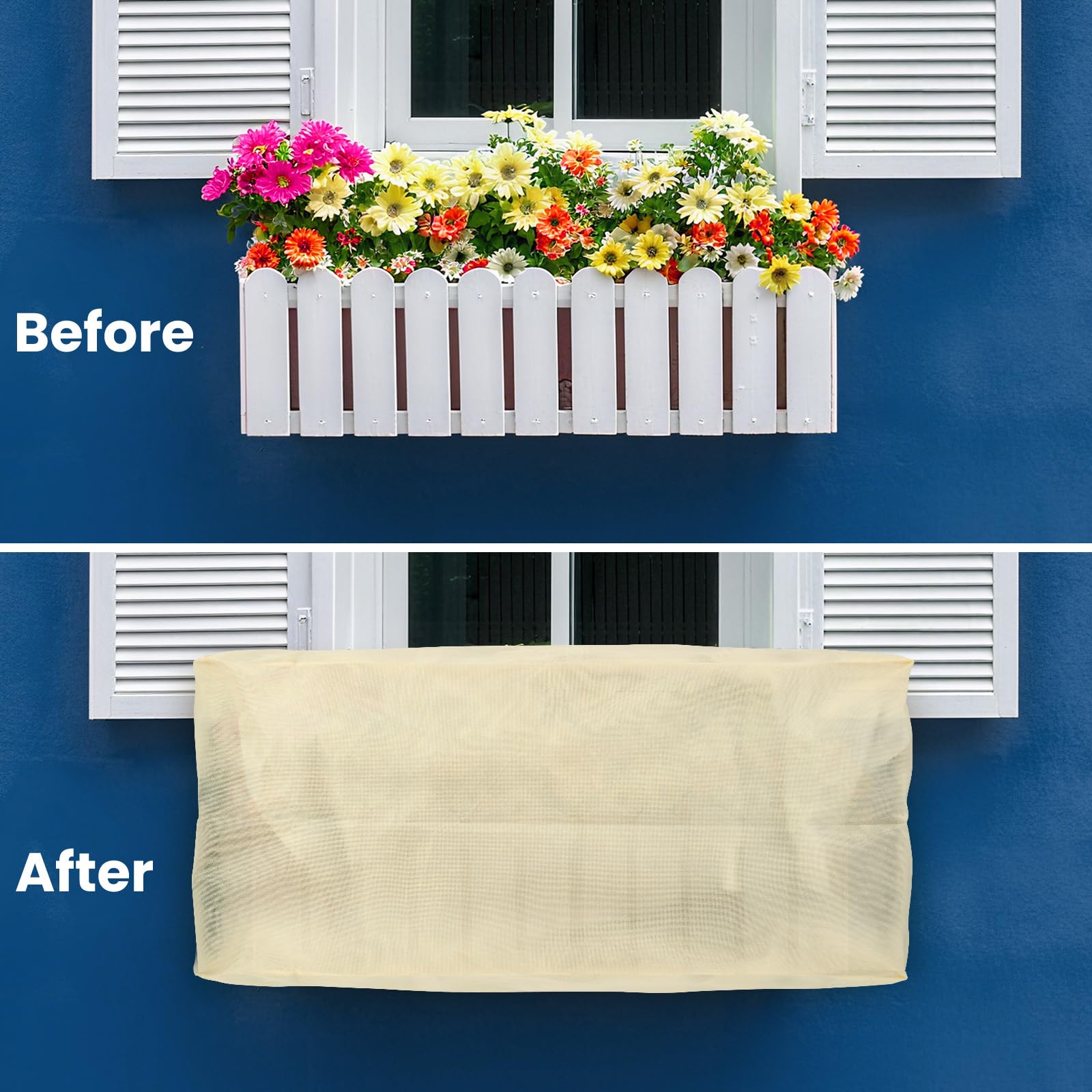 Homoda in winter garden setting protecting flowers and vegetables effectively