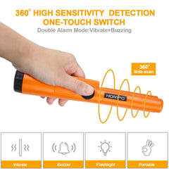HOMPO close-up of 360-degree probe highlighting precise detection