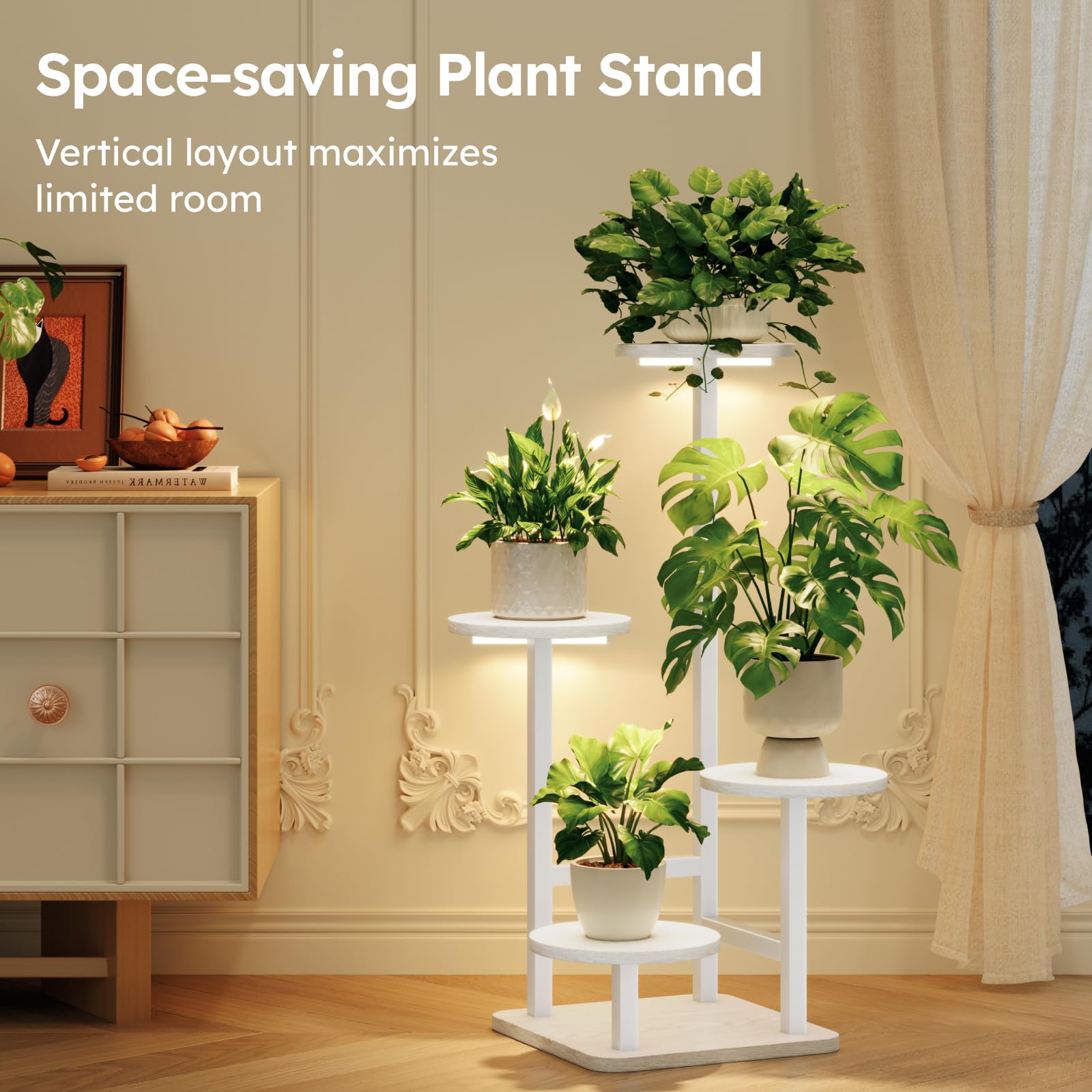 Homsorout plant stand in balcony corner maximizing limited space