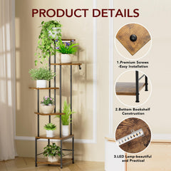 Homsorout hanging basket hook carrying trailing plant for flexible display