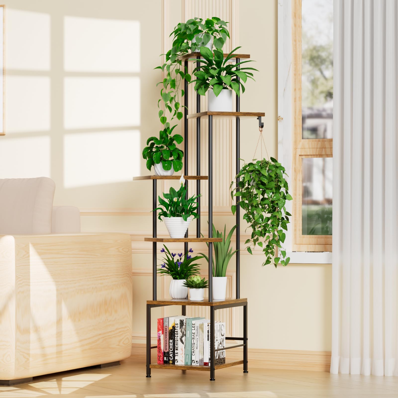 Homsorout balcony lifestyle shot showcasing multi-plant decorative use